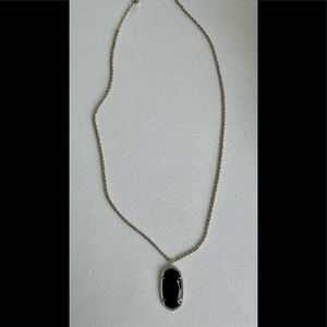 Classic Kendra Scott Necklace, Black pendant